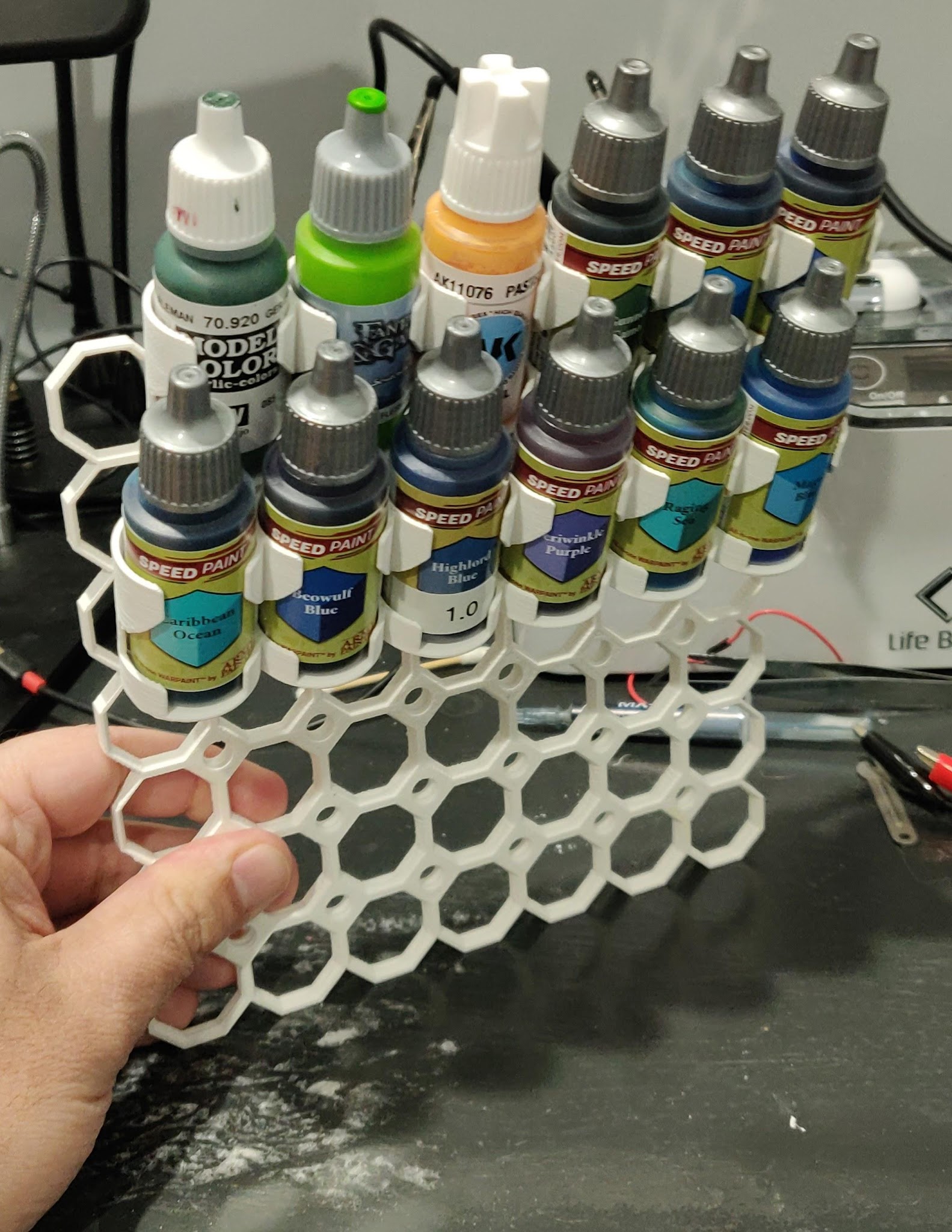 Multiboard Paint Rack